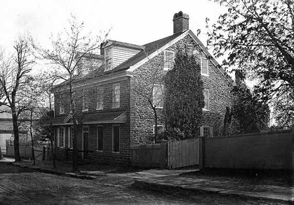 Johnson House in 1867
